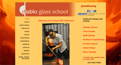 Desktop Screenshot of diabloglassschool.com